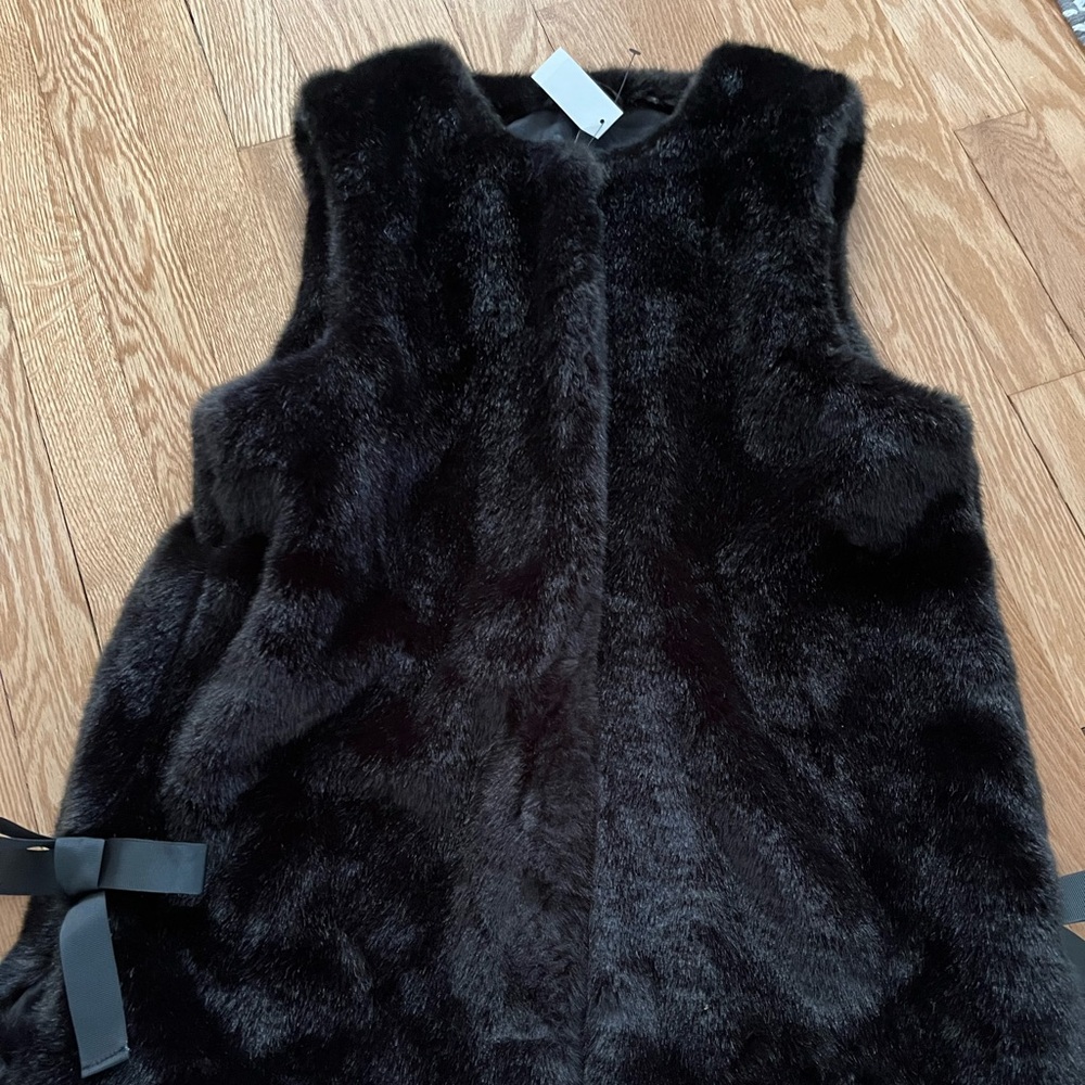 NWT Talbots Black Vest